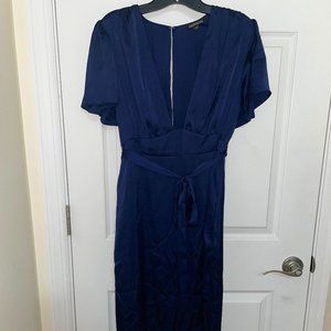 NAVY BLUE COCKTAIL DRESS